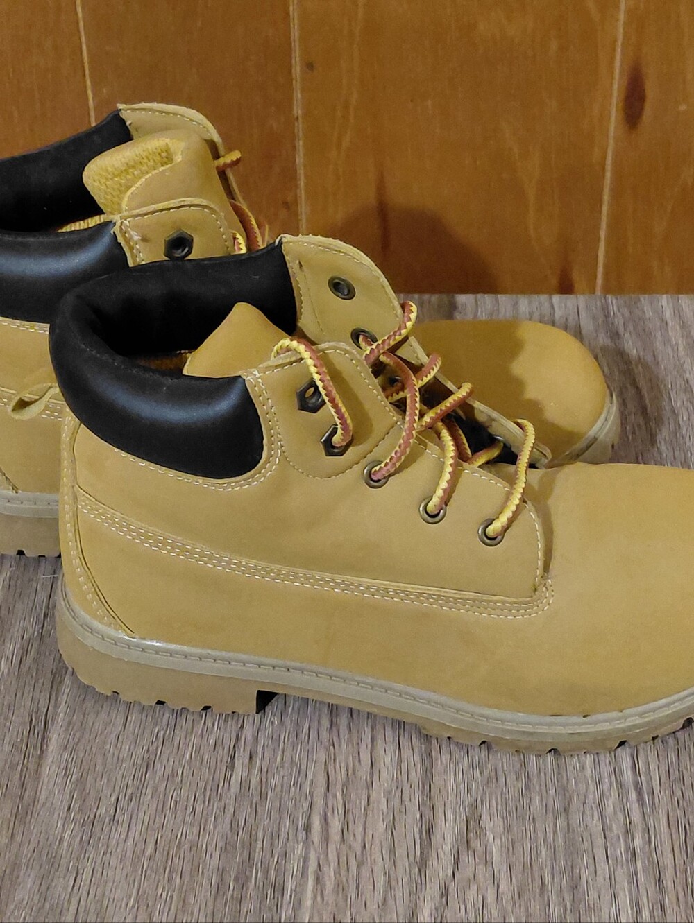 Wonder Nation Boys Tucker Boots, Size 6 Wheat